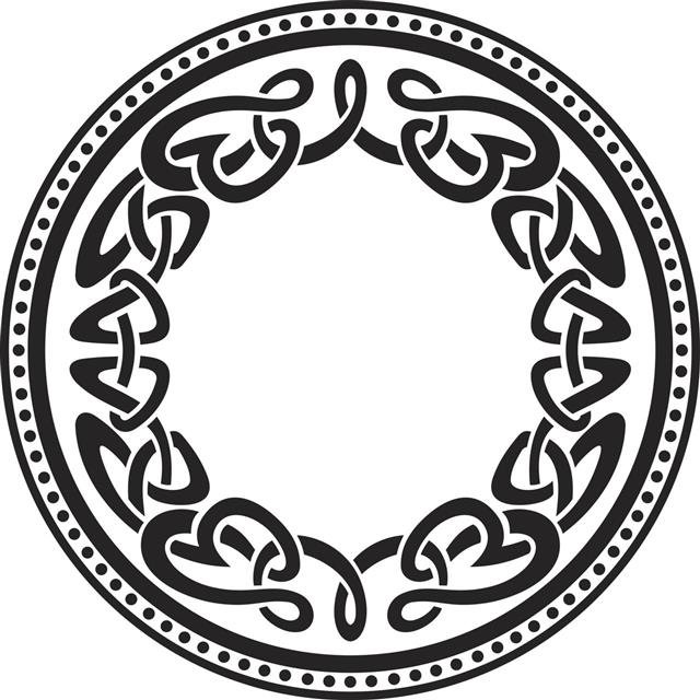 Celtic Round Pattern