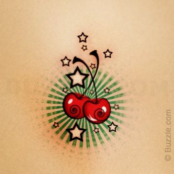 cherries with stars