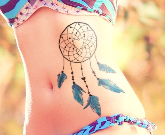Dreamcatcher bohemian tattoo