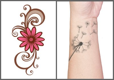 Flower tattoos