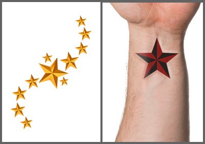Star tattoos