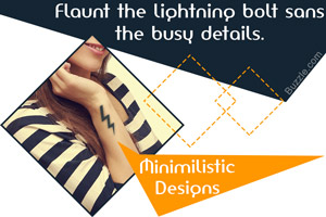 Lightning bolt tattoo design