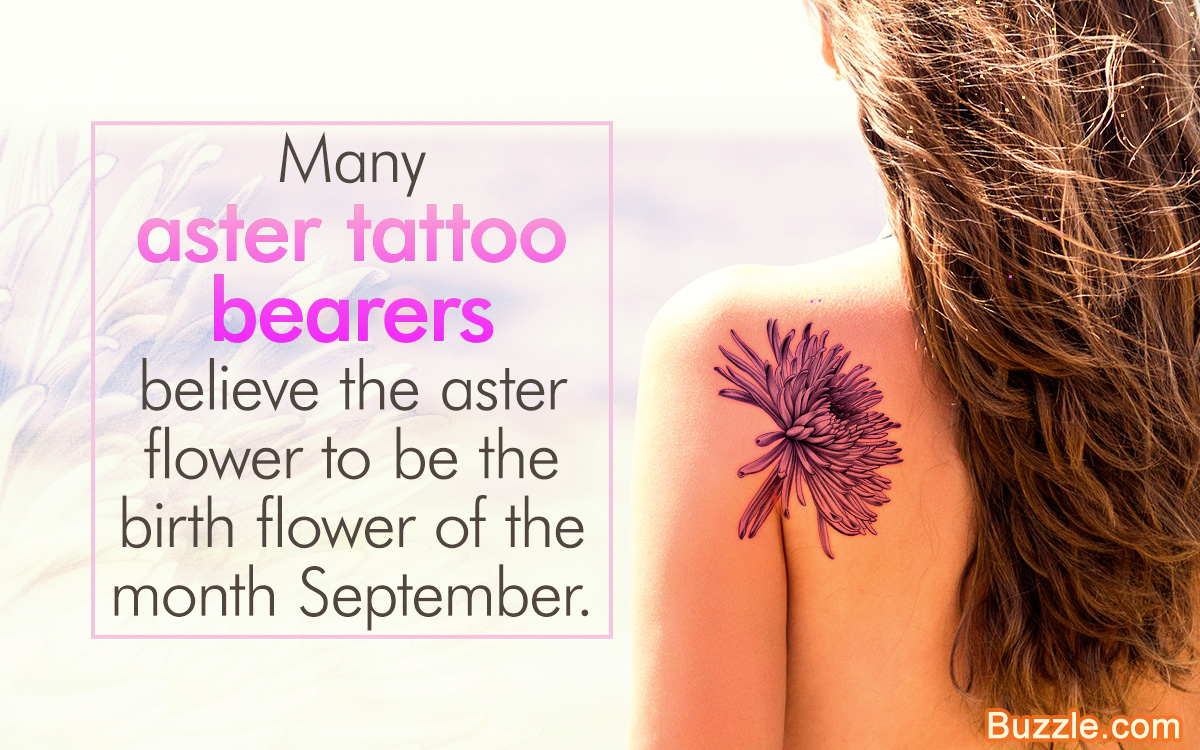 1. Aster Flower Tattoo Designs - wide 6