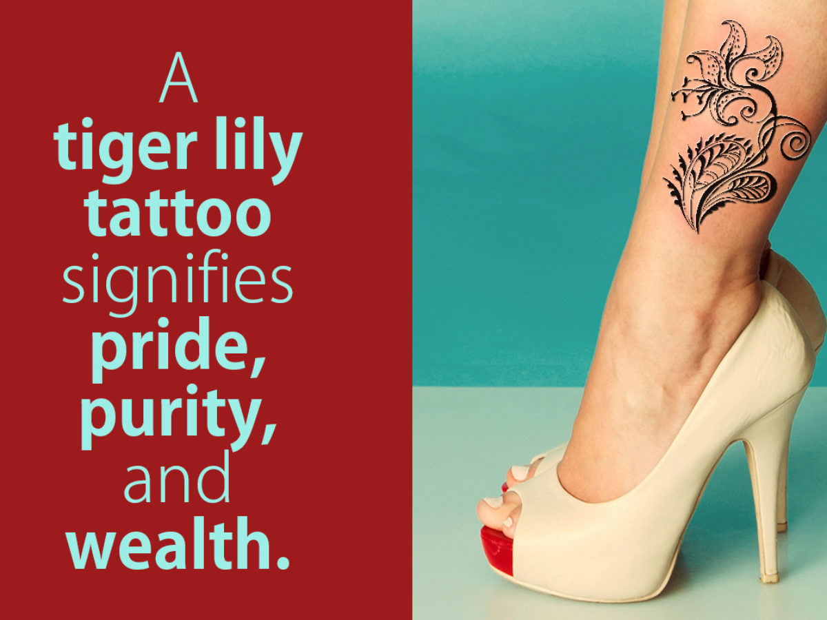 Tiger Lily Tattoo Designs