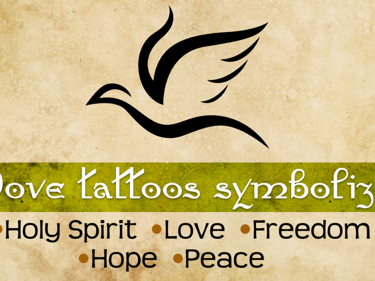 75 Dove Tattoo Designs and Symbolic Meaning  PeaceHarmony 2019