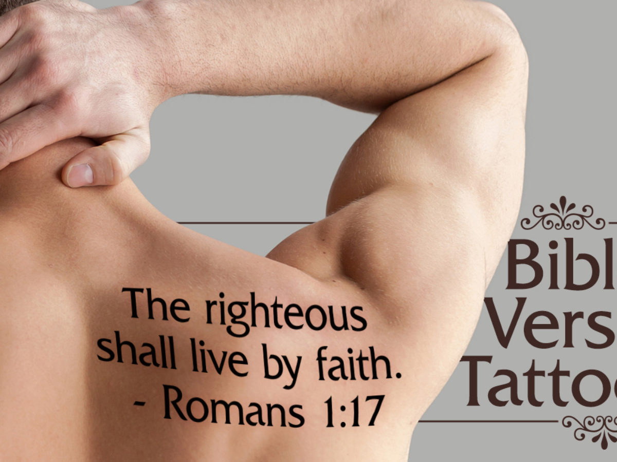 Bible Verse Tattoos for Men - Thoughtful Tattoos