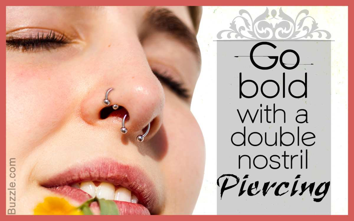 Get Done the Artsy Double Nostril Piercing And Flaunt it in Style