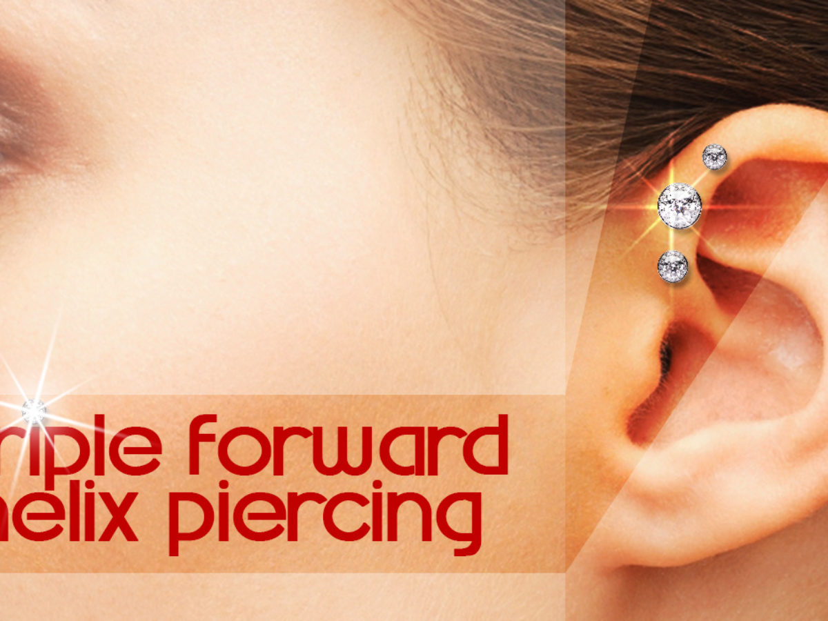Hedendaags Get Your Swag On: Information About Triple Forward Helix Piercing CB-51