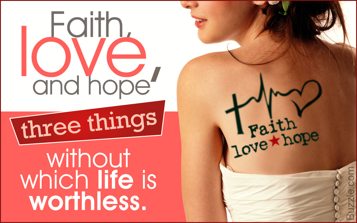 'Faith Love Hope' Tattoo Meaning and Design Ideas Thoughtful Tattoos