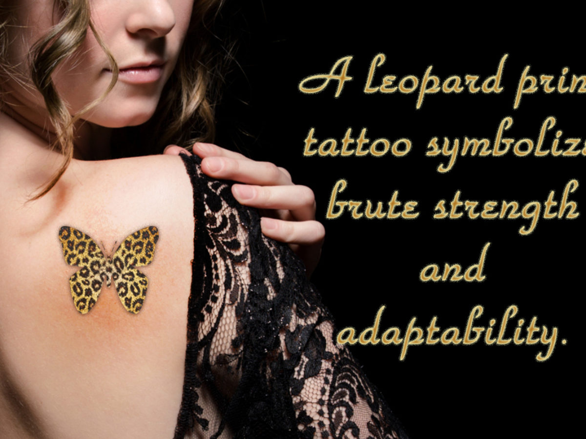Sexy Leopard Print Tattoo Gold Metallic Wing Design Temporary Tattoo  Sticker Women Body Art Waterproof Fake Tatoo Decals Ays125  Temporary  Tattoos  AliExpress