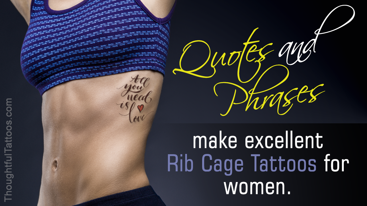 Rib Cage Tattoos for Women.