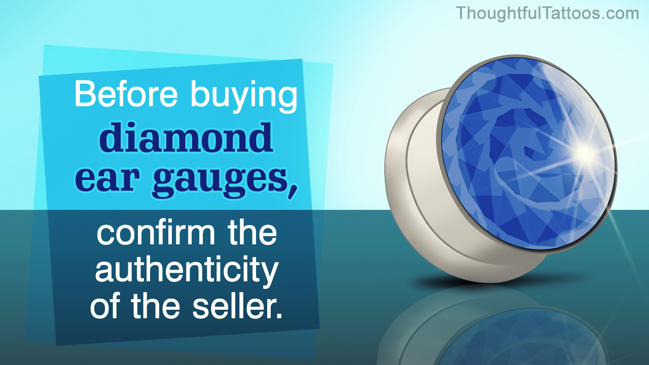 Information About Diamond Ear Gauges Thoughtful Tattoos